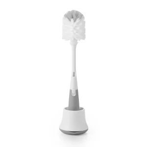 1 Bottle Brush with Bristled Cleaner & Stand - Gray