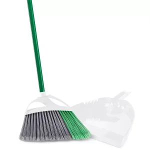 1 Large Precision Angle Broom with Dustpan